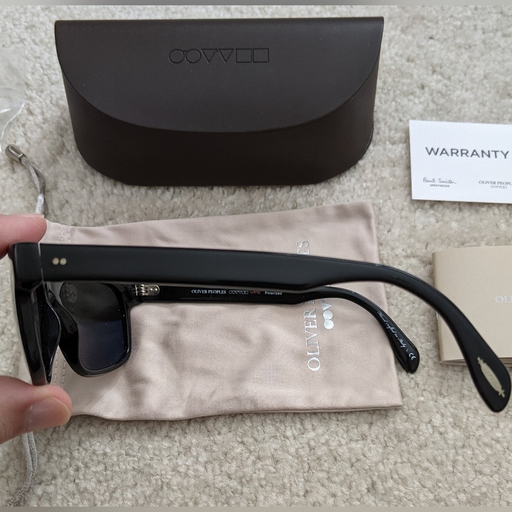 Oliver Peoples polarized black sunglasses - Picture 5 of 10